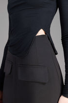 SANDRA SKORT - BLACK