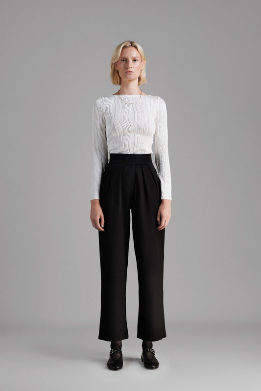 VELCRO TROUSERS - BLACK