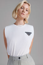 TALA PADDED SHOULDER MUSCLE T-SHIRT