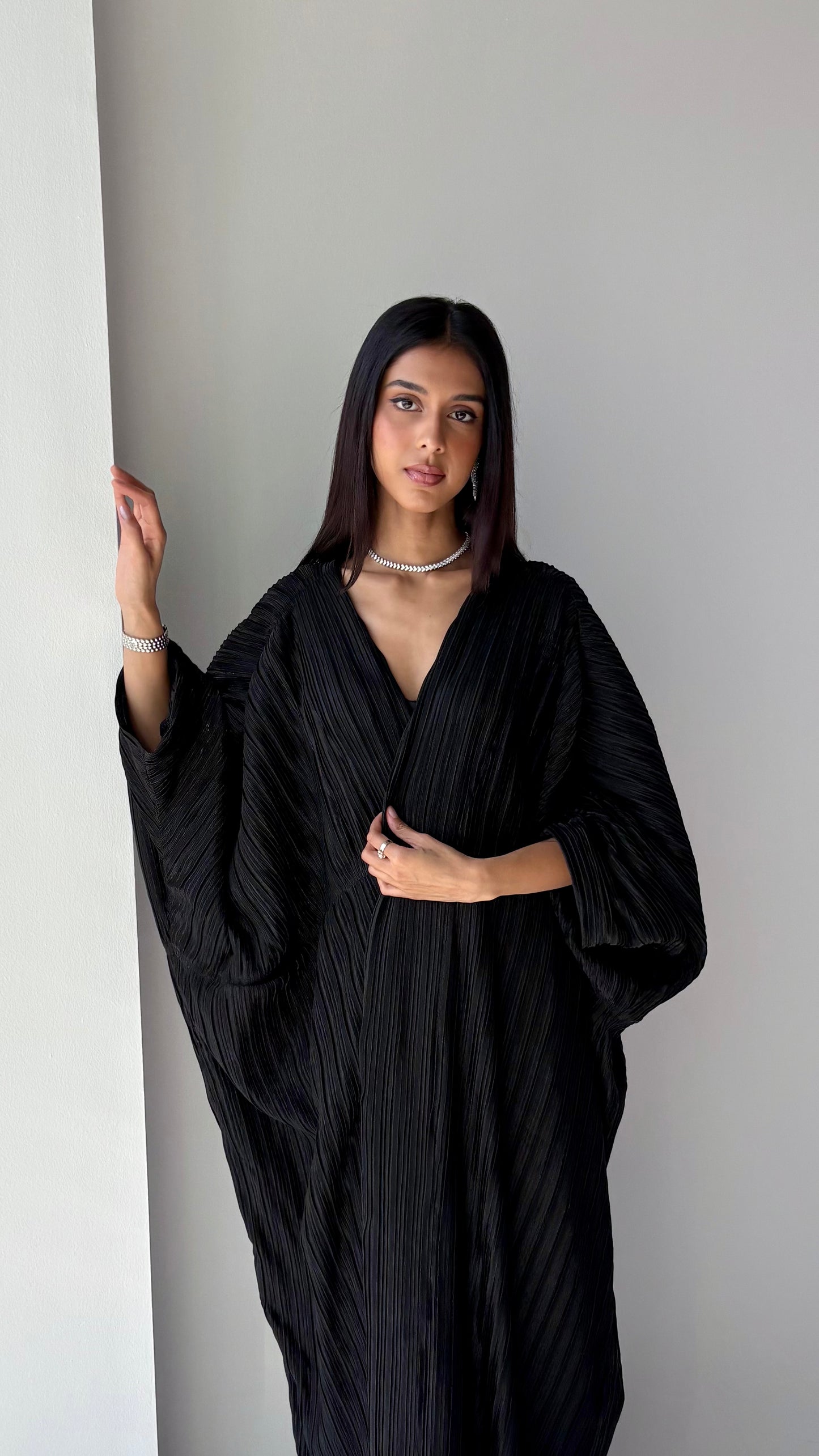 Talia Abaya - Black Waves